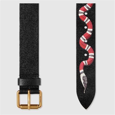 gucci belt kingsnake replica|gucci belt men's size 30.